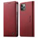 thumbnail image 1 of Funda Billetera de Cuero para [iPhone 11 Pro], Bloqueo RFID, Tarjetas y Soporte Rojo, 1 of 5