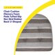 thumbnail image 3 of Cojín para silla Sweet Home Collection 43 × 41 cm (12 unidades), 3 of 6