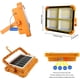 thumbnail image 5 of Foco LED recargable de 100 W, luz de trabajo de 10&nbsp;000 LM, linterna portátil con panel solar, 5 modos de iluminación para exteriores, ideal para camping, obras, garajes y talleres., 5 of 5