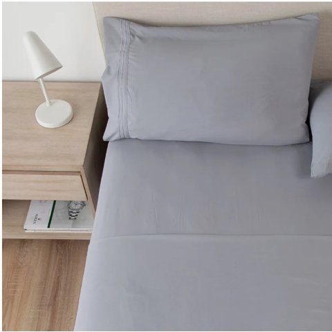 Atlas - Sabana Ultra Suave + Funda Bordada 2 Plazas