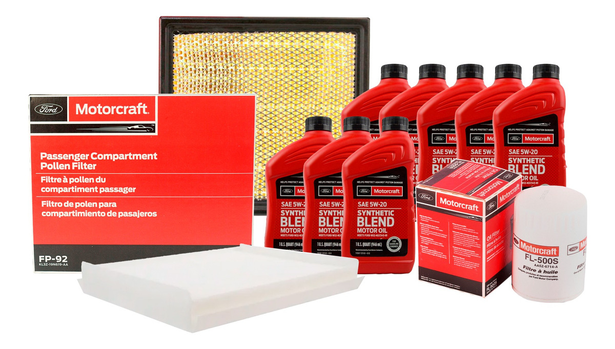 Motorcraft - Kit Mantención Ford F150 5.0 Aceites + Filtros (Ac, Ai, Po)