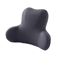 Ioensy - Almohada De Apoyo Lumbar De Espuma Viscoelástica Accesorios De Almohada De Cintura De Oficina Transpirables Gris