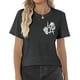 thumbnail image 2 of Camiseta Talovee para Día del Juego de Béisbol para mujer, color gris oscuro, talla M, 2 of 6