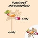 thumbnail image 2 of Cake Topper Upfirst, tema de mercado rústico de agricultores cultivados localmente, 2 of 7