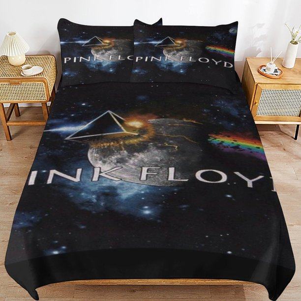 Pink Floyd Modern Handling Practical Sleep Set Durable Threaded Design Zipper Duvet Cover Sets Essential