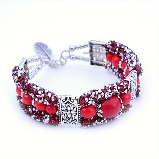 Gorgeous Turquoise Boho Vintage Bracelet - Perfect for Women!