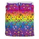 thumbnail image 1 of I Like Candy And Skulls Quilt Duvet Cover Set Children Queen Home Textiles3-Piece Bedding Set, 1 of 5