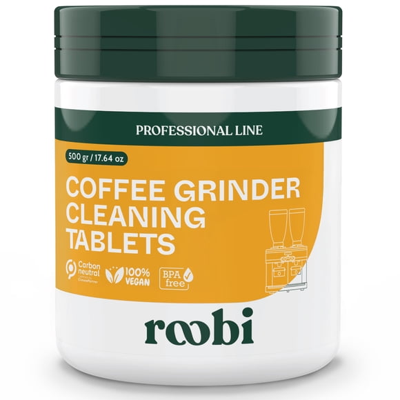 Tabletas limpiadoras para molinillo de café Roobi Carbon Neutral 500 g
