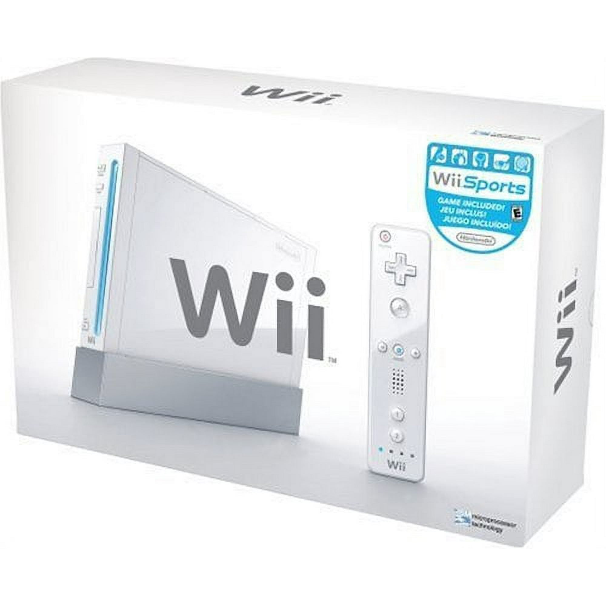 Nintendo Wii Con Juego Wii Sports (reacondicionada)
