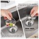thumbnail image 4 of Fregadero Highcraft 9763 de acero inoxidable para cocina con colador, 4 of 8
