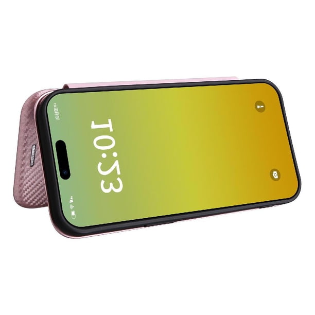 Funda Flip Para Iphone 15 - Funda Magnética De Negocios, Funda Protectora Delgada
