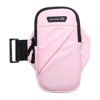 Magideal - Brazalete Deportivo, Bolsa De Hombro, Bolsa Con Cierre, Cartera, Pulsera Para Teléfono, Banda Para El Brazo Para Gimnasio, Funda Para Correr, Gimnasio Rosa