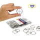 thumbnail image 2 of Anillos de encuadernación Anytime, 1 pulgada, 100 unidades, 2 of 7