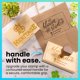 thumbnail image 4 of Sello personalizado con logo ExcelMark 10x15 cm de madera y caucho, 4 of 6
