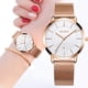 thumbnail image 2 of Set de relojes OLEVS para mujer en oro rosa con pulsera impermeable, 2 of 7