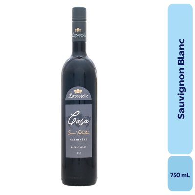 Vino Sauvignon Blanc Botella 750 Ml Lapostolle