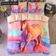 thumbnail image 1 of Domineering Galloping Horse Printed Duvet Cover Set Luxury Bedding Set Quilt Cover Pillowcase, 1 of 5