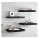 thumbnail image 5 of Repisa Flotante Negra Minimalista Estante Organizador Pared 60cm, 5 of 6