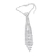 thumbnail image 3 of Collar con diamantes de imitación, corbata, cadena con purpurina, accesorio de vestuario premium para hombres y mujeres, collar decorativo brillante d, 3 of 5