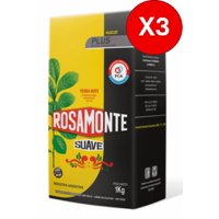 Rosamonte - Pack 3 Plus Suave 500G C U