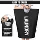 thumbnail image 5 of Cesto de ropa DOKEHOM XL, 125 L, plegable, negro, 5 of 9
