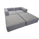 thumbnail image 2 of Sofa Cama Arkos Dos Cuerpos En Lino Gris Claro, 2 of 3