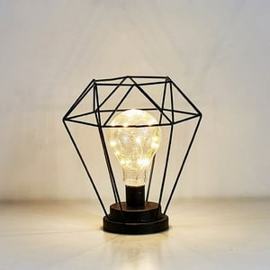 Genérico - Lampara Mesa Led Bodas Fiestas Nordica Decorar Luz Rondon