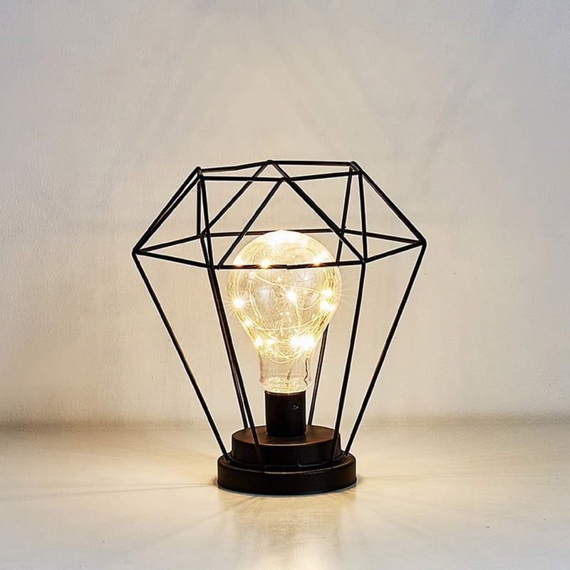 Genérico - Lampara Mesa Led Bodas Fiestas Nordica Decorar Luz Rondon