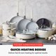 thumbnail image 4 of Set de Utensilios de Cocina GreenPan 16 Piezas Crema Blanco, 4 of 8