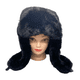 thumbnail image 2 of Gorro Ruso Ushanka Suave Piel Sintética Para Invierno Unisex - Negro, 2 of 4