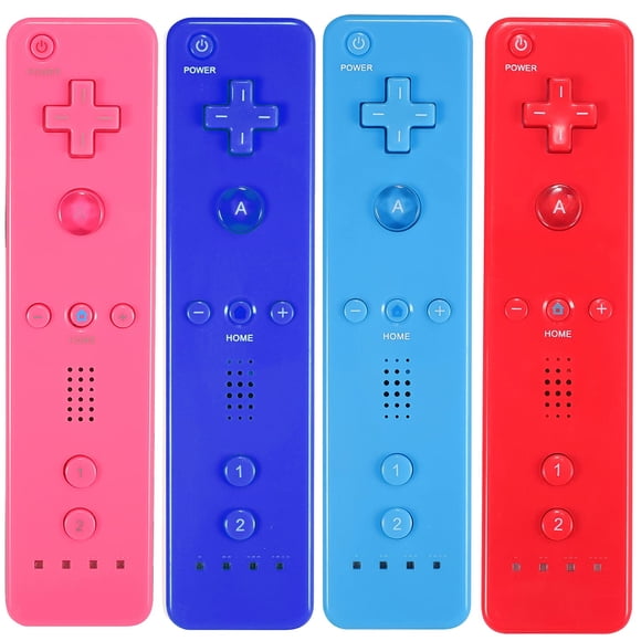 Control remoto Yosikr para Wii/Wii U (paquete de 4) con accesorios