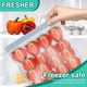 thumbnail image 4 of Bolsas reutilizables para almacenar alimentos, 6 unidades, bolsas reutilizables para congelador, 4 of 5