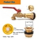 thumbnail image 2 of Kit de grifería Rain Barrel Musibo, grifo de latón para barril de agua, 2 of 6