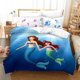 thumbnail image 1 of mermaid series bedding set home textile 100% polyester 3D digital printing bedspread comfortable and comfortable Bed Sheets, 1 of 5