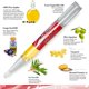 thumbnail image 5 of Pluma de uñas para cutículas Bliss Kiss Candy Cane Fragrance, 5 of 9