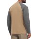 thumbnail image 3 of INSPIRE CHIC Camiseta de Hombre Raglán de Manga Larga Cuello Redondo Contraste Camisetas de Béisbol XL Caqui Gris, 3 of 6