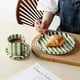 thumbnail image 5 of Set de Platos y Tazas Rayas Vintage Verde, 5 of 8