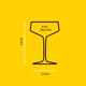 thumbnail image 2 of Juego de 4 copas coupe JoyJolt de cristal 240 ml, 2 of 9