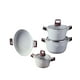 thumbnail image 1 of Set De Ollas De Cocina 7 Piezas Blanco, 1 of 5