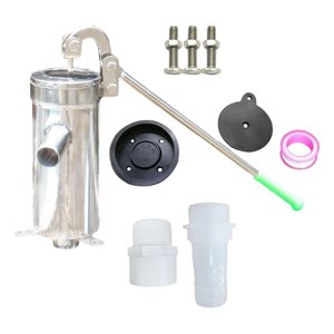 Magideal - Bomba De Pozo Manual De Acero Inoxidable, Fácil De Operar, Alta Eficiencia De Trabajo, Bomba De Jarra Moderna Para Jardín Doméstico, Aguas Subterránea