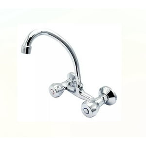 Llave Combinación Lavaplatos Aquakit Al Muro 6P Aurora Cm6Aur