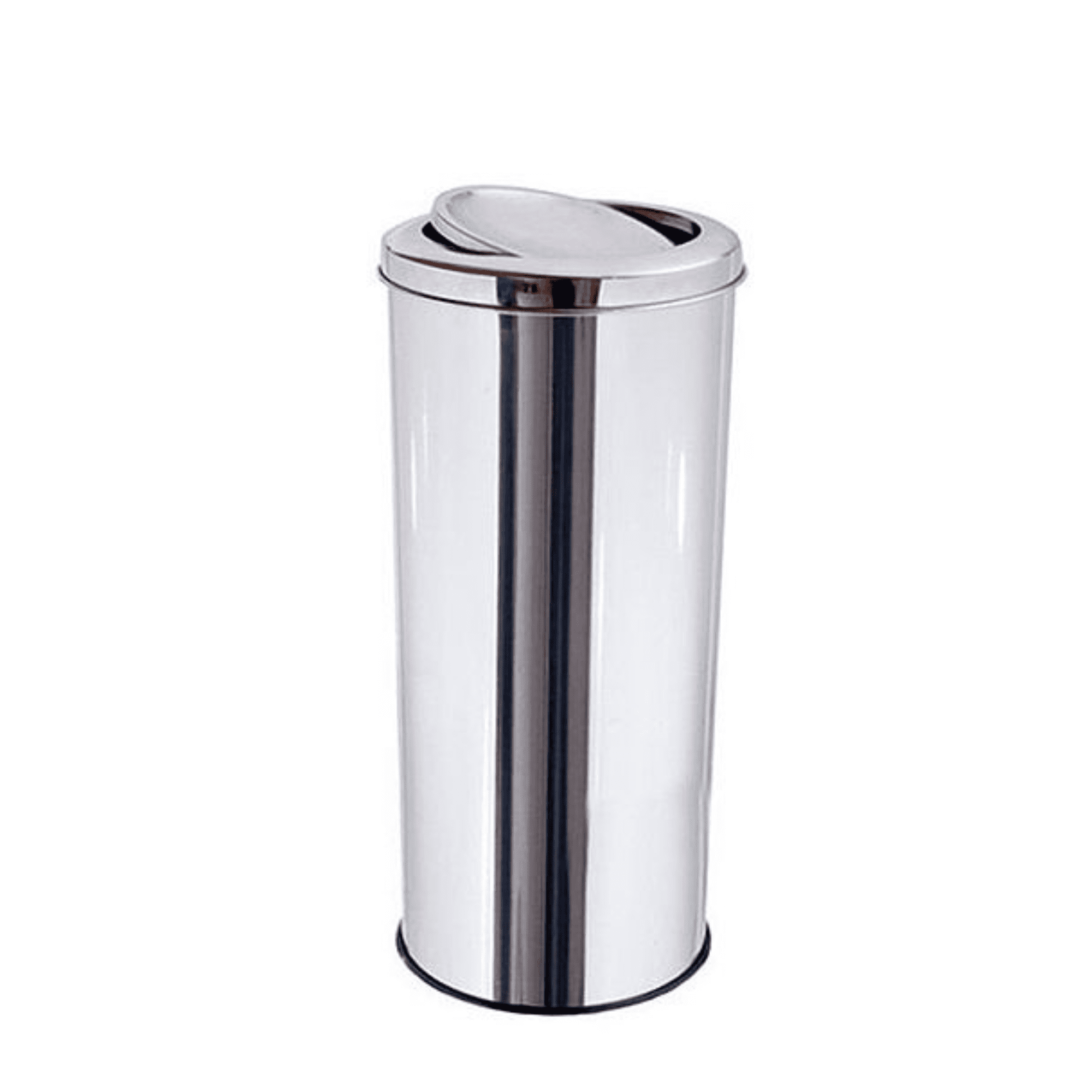 Industrial Partner - Basurero Acero Inoxidable Tapa Vaiven 45 Litros