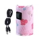thumbnail image 4 of Tapa De Calentamiento De Biberón USB Para Bebés Calentador De Alimentación Con Biberón Para Exteriores Rosa, 4 of 5