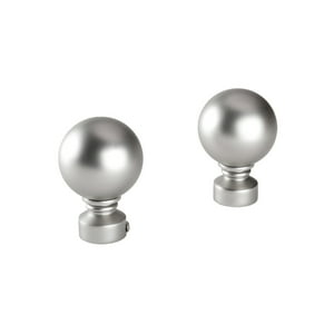Metalhsa - Pack 2 Unidades Terminal Bola Acero Satín 19 Mm