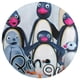 thumbnail image 3 of Alfombra Redonda Desmarcar Pingu Felpa Coral 60cm, 3 of 6