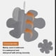 thumbnail image 3 of 20 pegatinas antideslizantes para bañera, de seguridad, para escalones de ducha, con raspador., 3 of 7