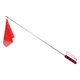 thumbnail image 2 of Bandera De Entrenamiento Para Caballos, Ligera, De Alta Visibilidad, Telescópica, De Mano, Color Rojo Y Negro, 2 of 5