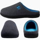 thumbnail image 3 of Slipper RockDove Original, espuma viscoelástica bicolor para hombre, gris y azul, 3 of 6