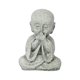 thumbnail image 3 of Mini Estatuilla De Monje Estatua De Buda Sentado Creativo Kungfu Para Coche Teahouse` Not Speak, 3 of 5