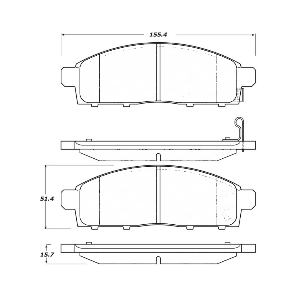 Pkw - Pastillas Freno Para Auto 803.15190